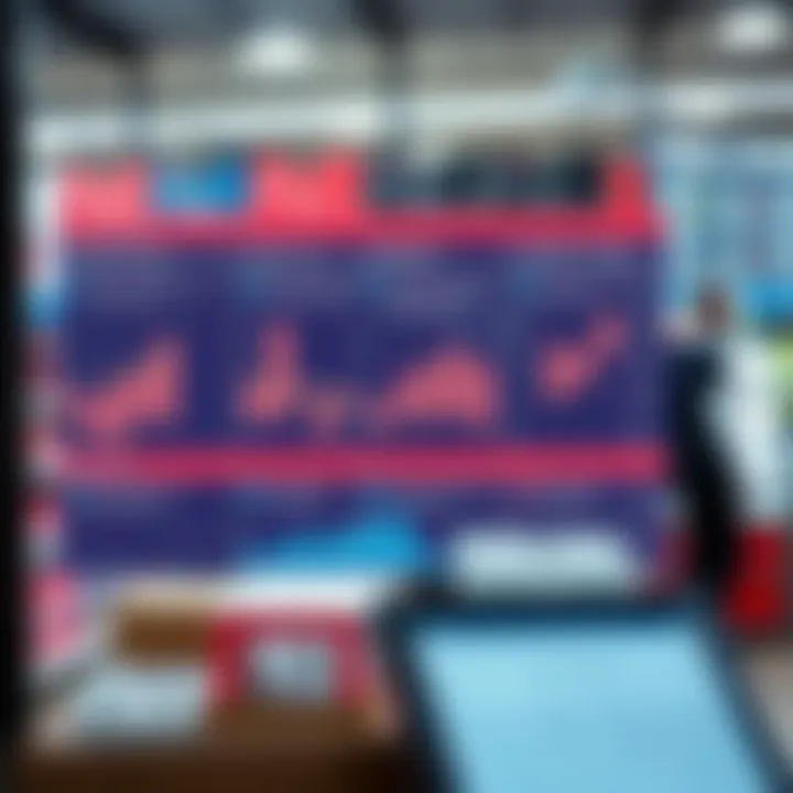 Chart showing applications and benefits of cashier binary systems in financial and retail sectors