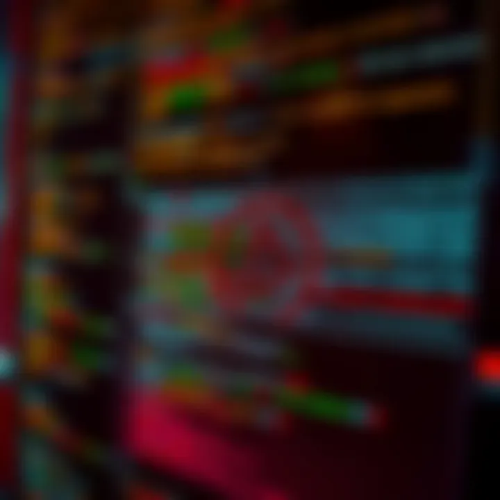 Visual representation of common error messages encountered during Binary Bot XML file execution