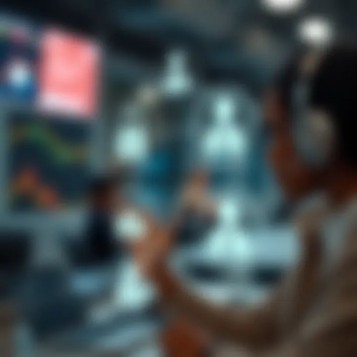 Visual representation of secure financial transactions and customer support icons for binary options trading in Kenya