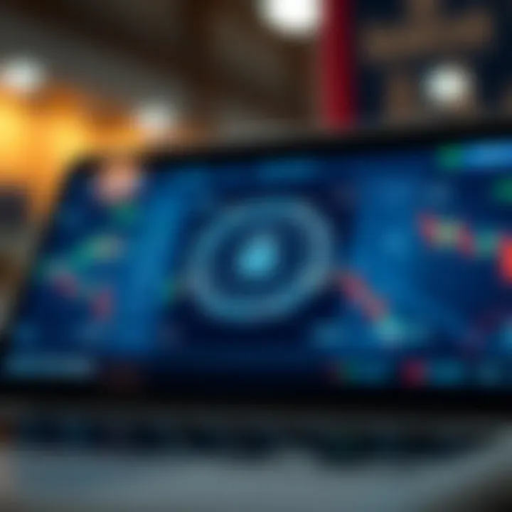 Secure online crypto wallet interface with encryption symbols