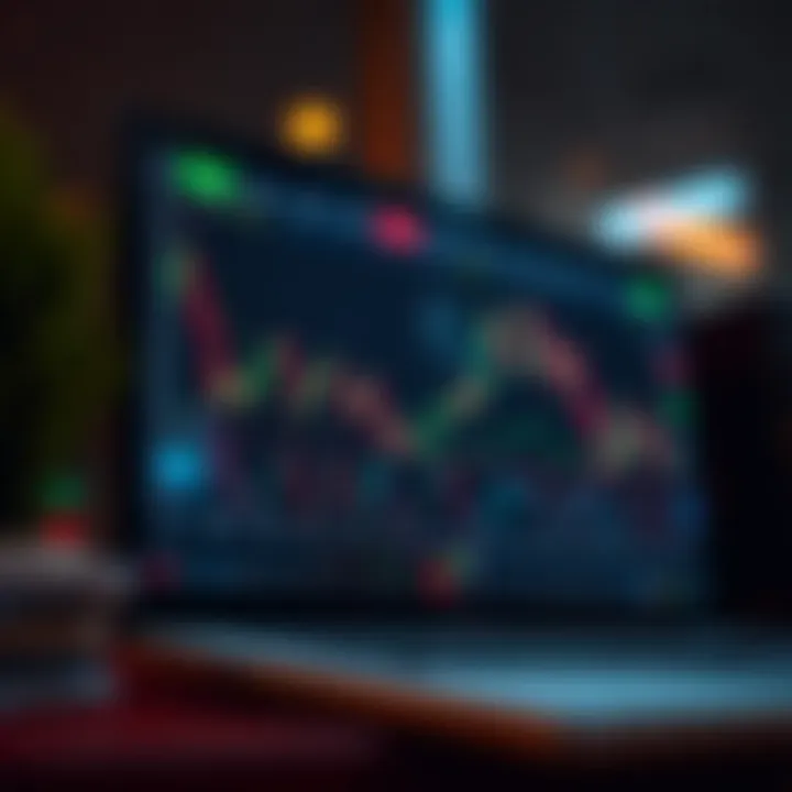 Interface of a forex trading platform showing currency pairs and live price charts