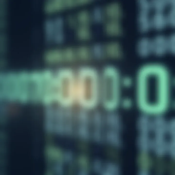 Illustration showing binary digits aligned with corresponding decimal values