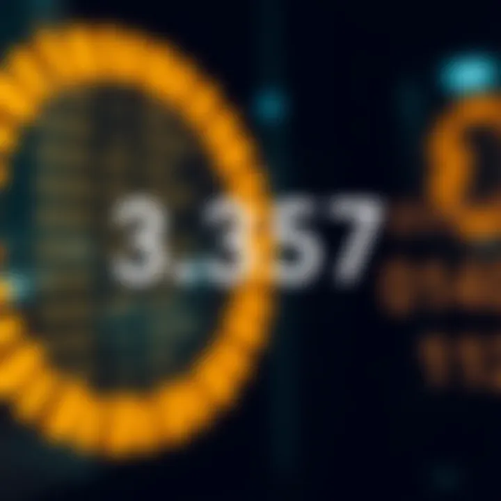 Illustration demonstrating binary conversion of decimal fraction