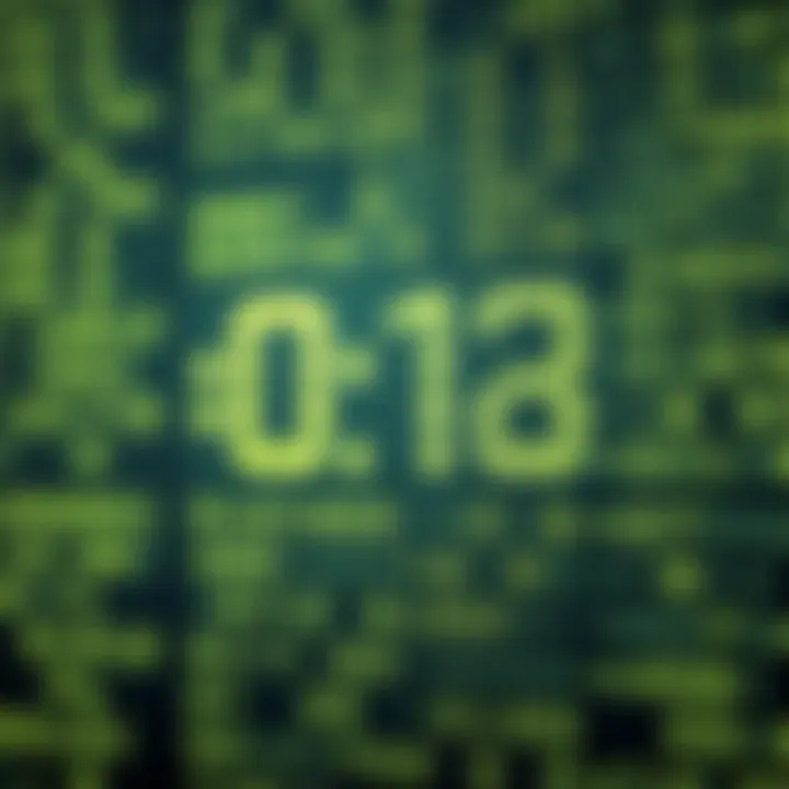Diagram illustrating conversion of octal digits to binary code