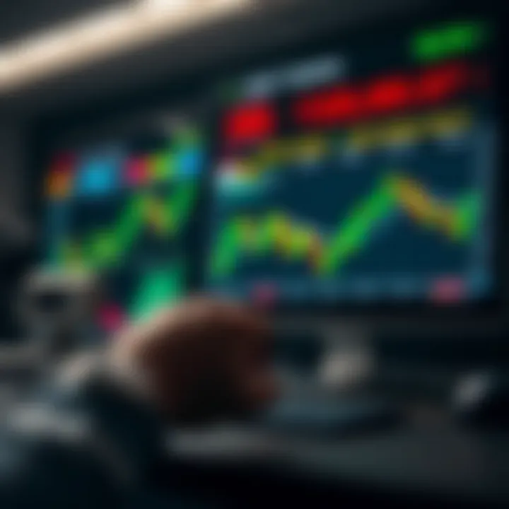 Conceptual illustration of risk management techniques in binary options trading