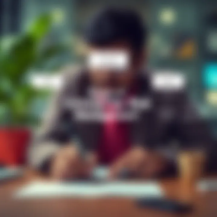 Flowchart illustrating stages of enterprise risk management within an organization