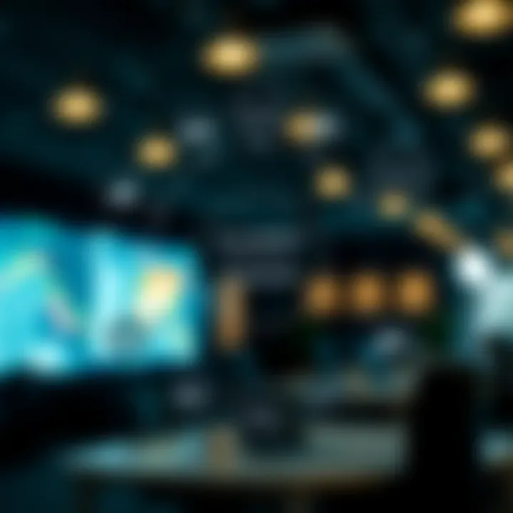 Diagram illustrating components of an enterprise risk management framework with interconnected elements