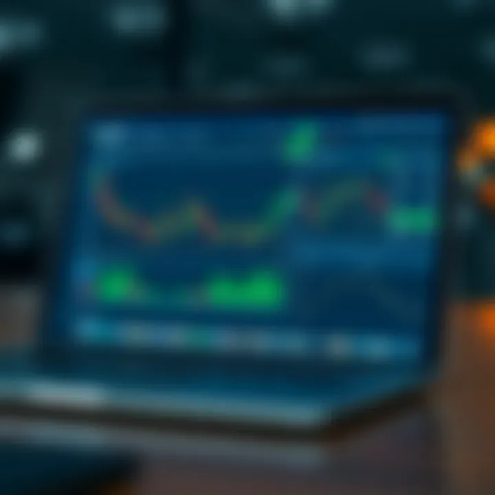 Laptop displaying popular forex trading platforms used by Kenyan traders