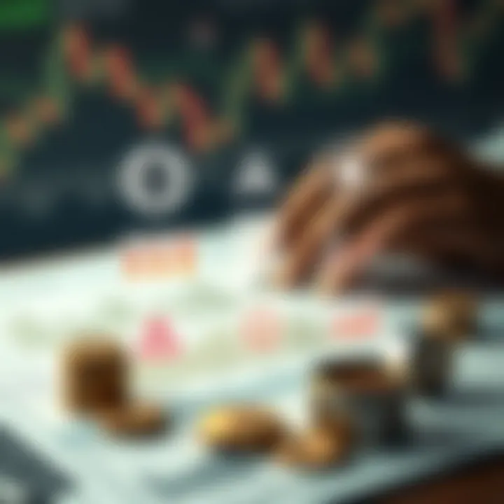 Conceptual graphic of risk management tools and regulatory symbols relevant to forex trading in Kenya