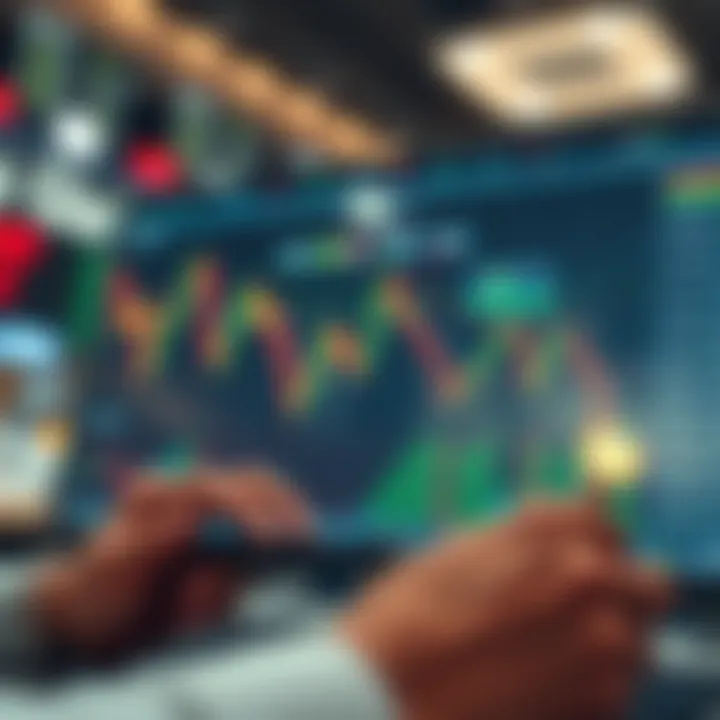 Diagram showing automated binary trading software interacting with market data