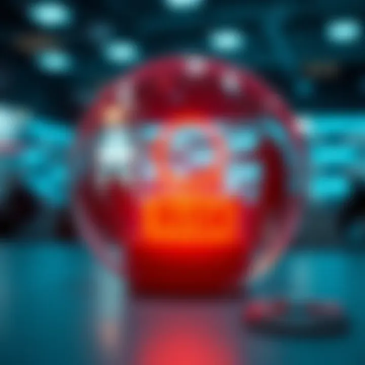 Conceptual graphic illustrating compliance risk management in business operations