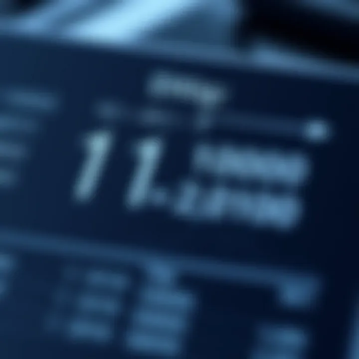 Diagram showing how decimal digits are represented using four-bit binary codes in Binary Coded Decimal