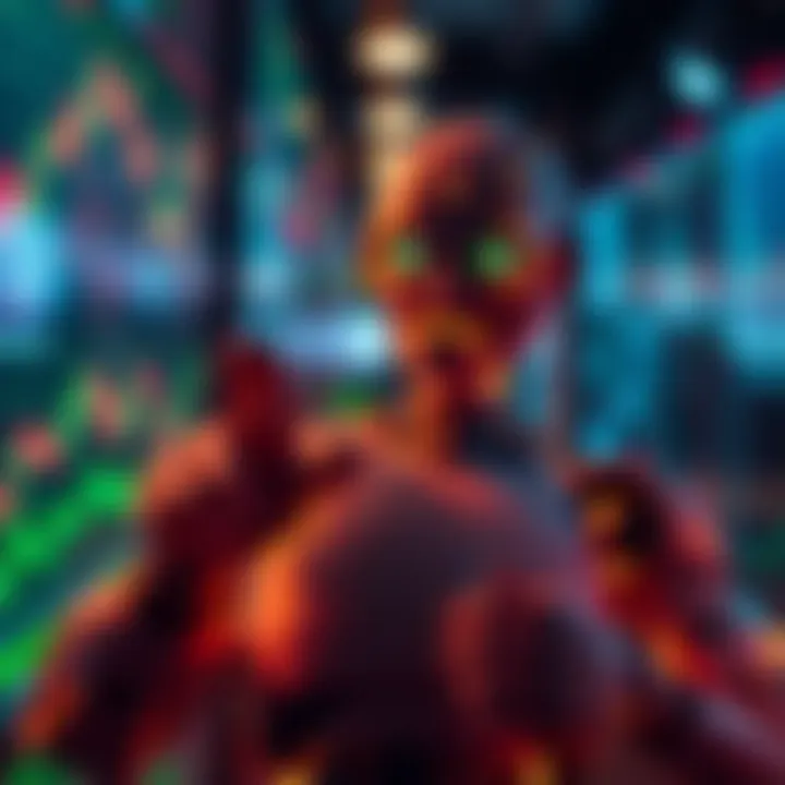 Conceptual graphic showing advantages and risks of using binary bots in financial markets