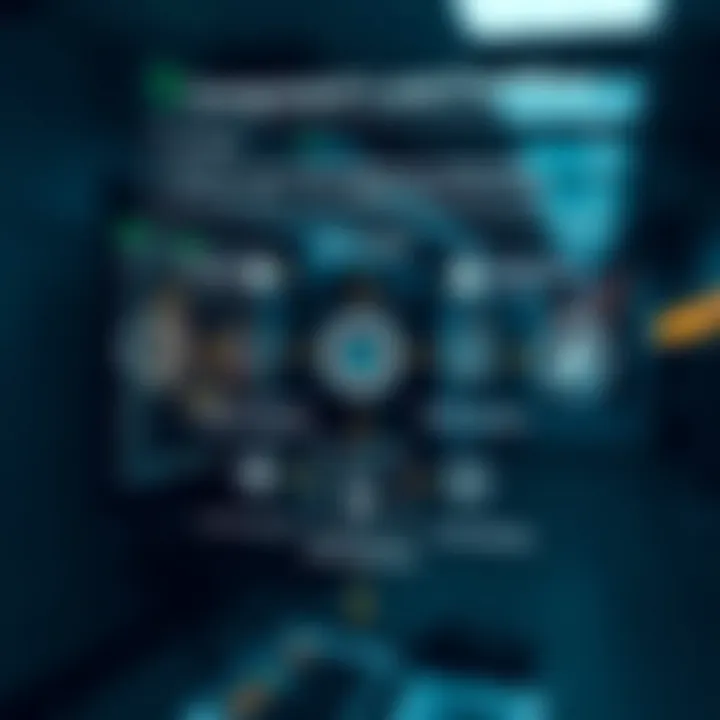 Diagram showing the components and flow of automated trading by a binary bot