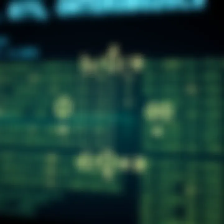 Diagram illustrating conversion between binary and decimal numbering systems with arrows and numeric symbols