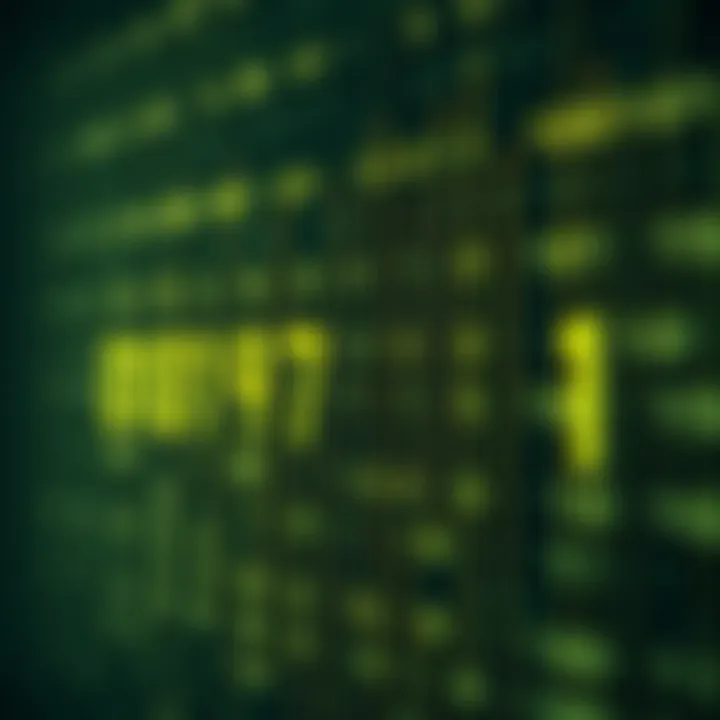 Diagram illustrating the structure of a binary number system with bits and their corresponding values