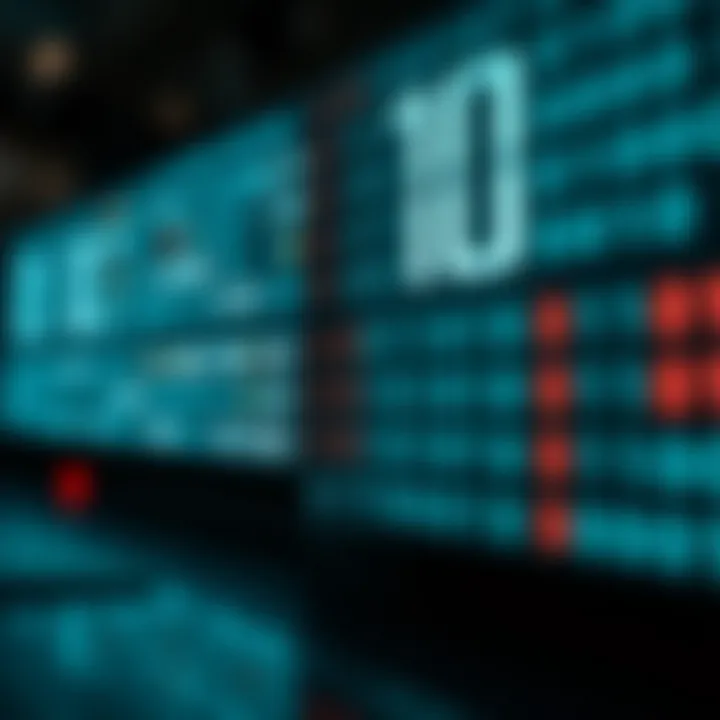 Conceptual graphic showing conversion between binary and decimal number systems