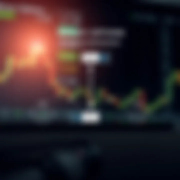 Diagram illustrating binary options trading mechanism with call and put choices