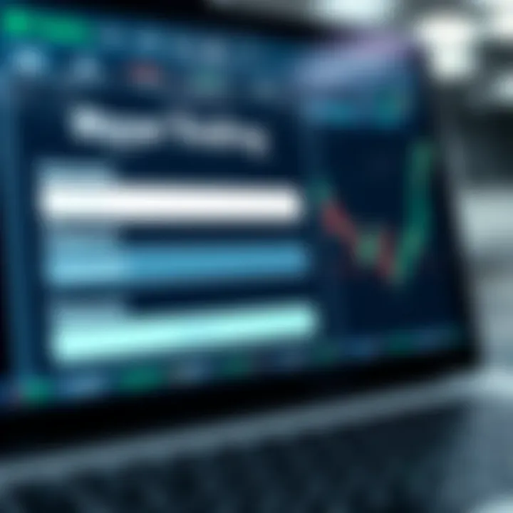 Secure login interface of a binary trading platform showing username and password fields