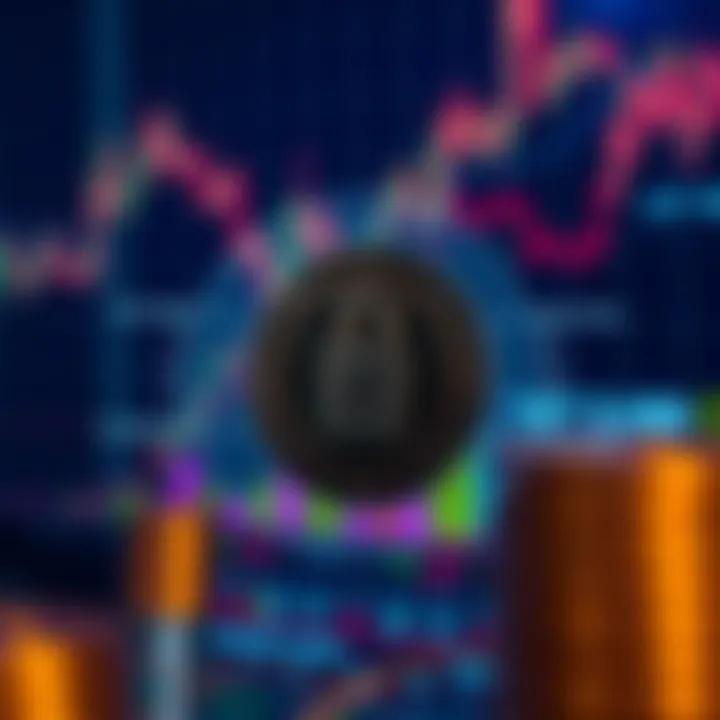 Visual representation of security measures such as encryption and two-factor authentication protecting crypto assets