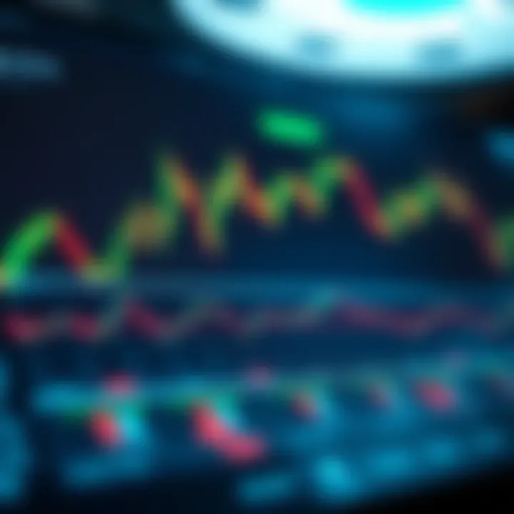 Illustration of a forex trading platform interface showing currency pairs and market charts
