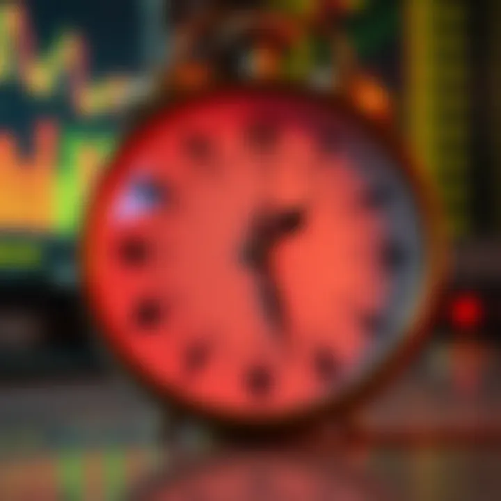 Clock face highlighting best forex trading periods adjusted for Kenyan time zone