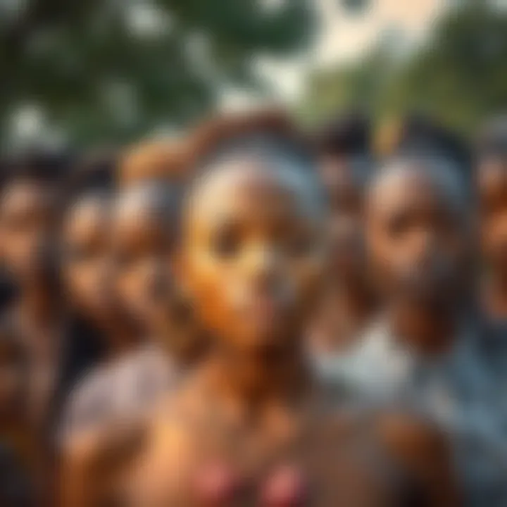 A diverse group of individuals expressing various gender identities beyond traditional male and female classifications