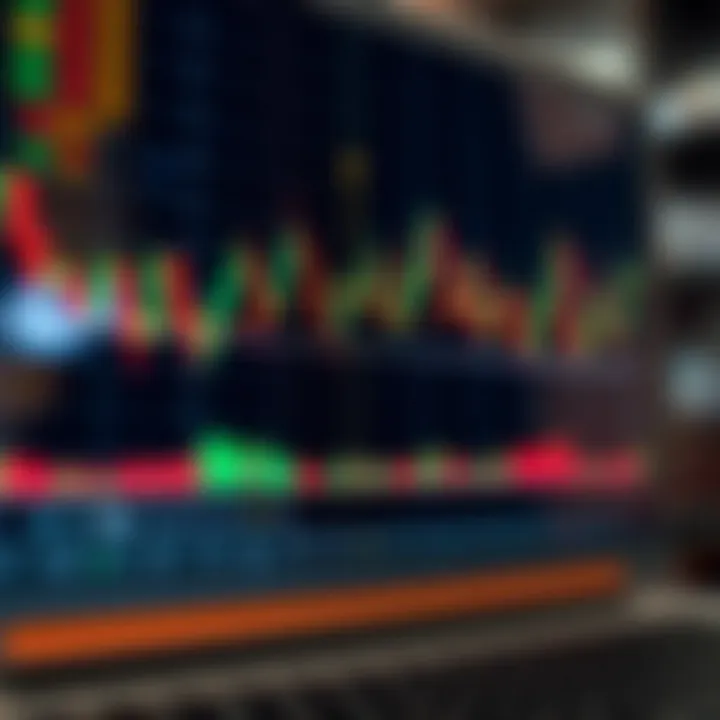 Forex price chart showing clear resistance and support levels marked with horizontal lines