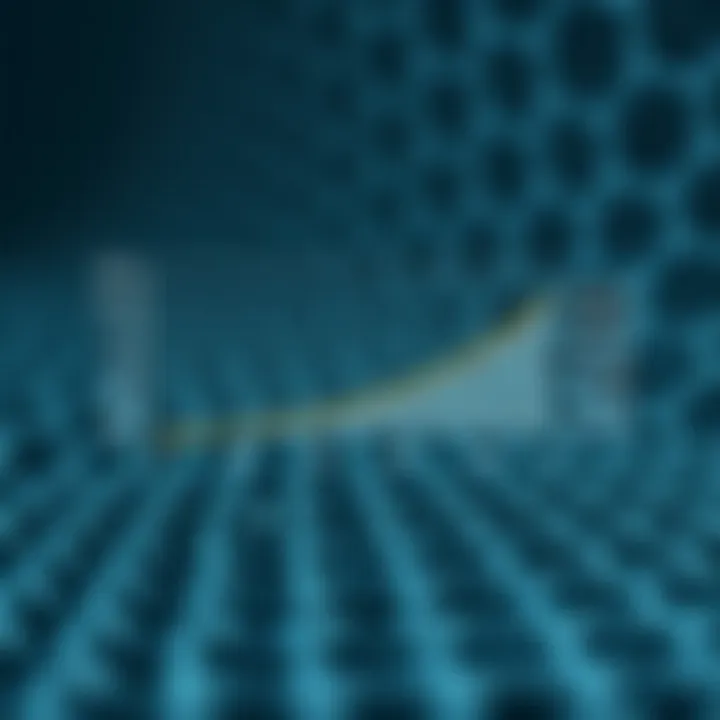 Diagram representing binary search efficiency with logarithmic reduction of the search space in a sorted array