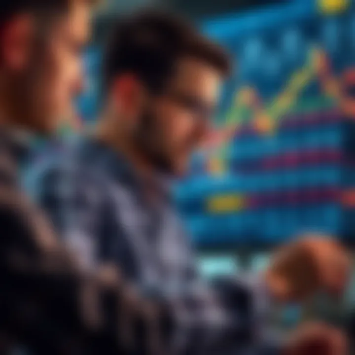 Trader analyzing economic indicators on a digital calendar to plan forex trades effectively